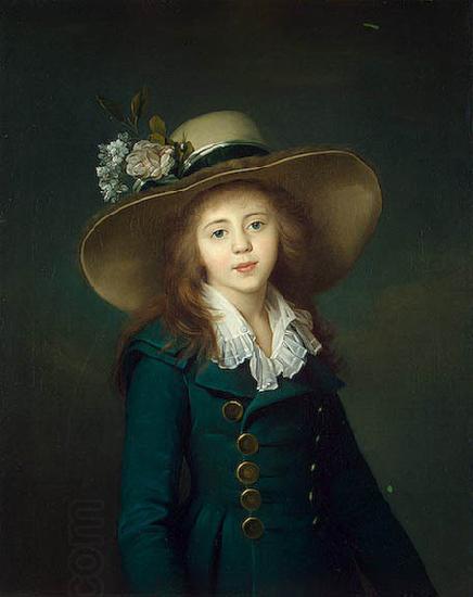 elisabeth vigee-lebrun Portrait of Elisaveta Alexandrovna Demidov nee Stroganov (1779-1818), here as Baronesse Stroganova oil painting picture